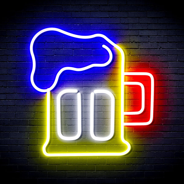 ADVPRO Beer Mug Ultra-Bright LED Neon Sign fnu0301 - Multi-Color 4