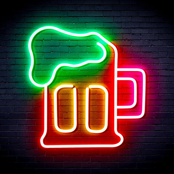 ADVPRO Beer Mug Ultra-Bright LED Neon Sign fnu0301 - Multi-Color 6