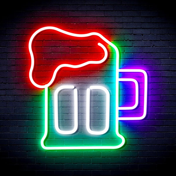ADVPRO Beer Mug Ultra-Bright LED Neon Sign fnu0301 - Multi-Color 8
