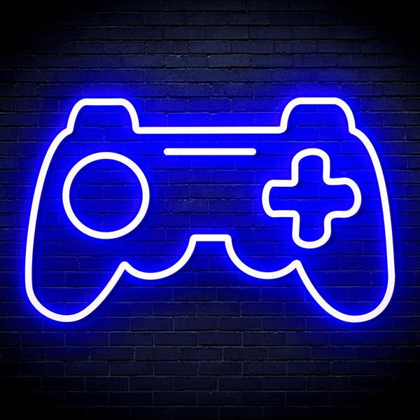 ADVPRO Game Pad Ultra-Bright LED Neon Sign fnu0308 - Blue