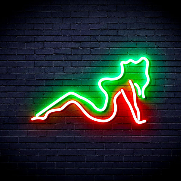 ADVPRO Sexy Lady Ultra-Bright LED Neon Sign fnu0309 - Green & Red