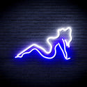 ADVPRO Sexy Lady Ultra-Bright LED Neon Sign fnu0309 - White & Blue