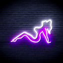 ADVPRO Sexy Lady Ultra-Bright LED Neon Sign fnu0309 - White & Purple