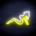ADVPRO Sexy Lady Ultra-Bright LED Neon Sign fnu0309 - White & Yellow