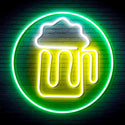 ADVPRO Beer Mug in Circle Ultra-Bright LED Neon Sign fnu0311 - Multi-Color 5