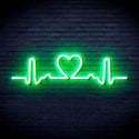 ADVPRO Electrocardiogram with Heart Ultra-Bright LED Neon Sign fnu0312 - Golden Yellow