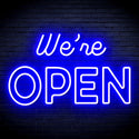 ADVPRO We 're OPEN Ultra-Bright LED Neon Sign fnu0313 - Blue
