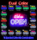 ADVPRO We 're OPEN Ultra-Bright LED Neon Sign fnu0313 - Dual-Color