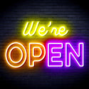 ADVPRO We 're OPEN Ultra-Bright LED Neon Sign fnu0313 - Multi-Color 9