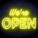 ADVPRO We 're OPEN Ultra-Bright LED Neon Sign fnu0313 - Yellow