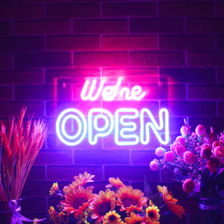 ADVPRO We 're OPEN Ultra-Bright LED Neon Sign fnu0313