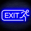 ADVPRO EXIT Sign Ultra-Bright LED Neon Sign fnu0317 - Blue