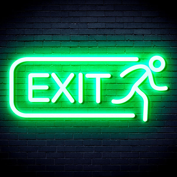 ADVPRO EXIT Sign Ultra-Bright LED Neon Sign fnu0317 - Golden Yellow