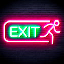 ADVPRO EXIT Sign Ultra-Bright LED Neon Sign fnu0317 - Green & Pink