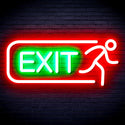 ADVPRO EXIT Sign Ultra-Bright LED Neon Sign fnu0317 - Green & Red