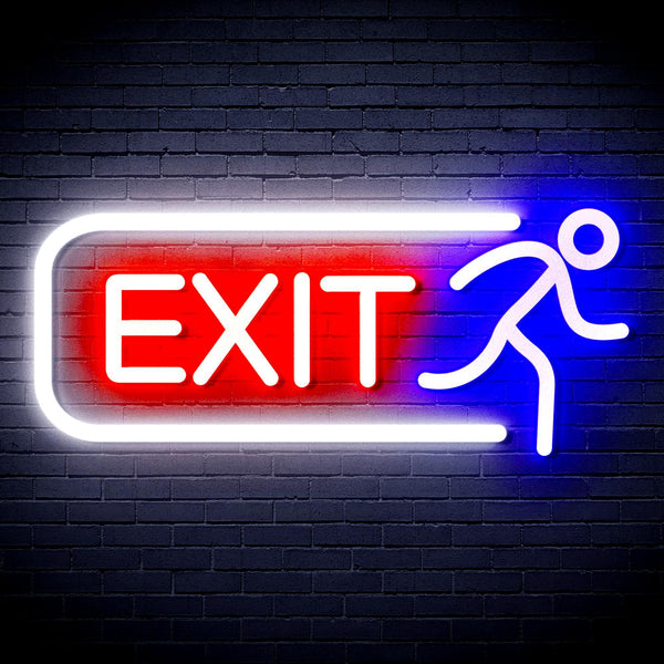 ADVPRO EXIT Sign Ultra-Bright LED Neon Sign fnu0317 - Multi-Color 1