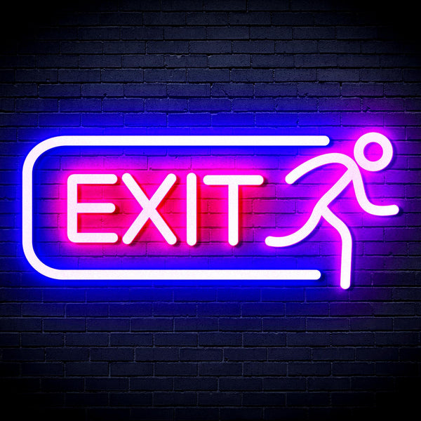 ADVPRO EXIT Sign Ultra-Bright LED Neon Sign fnu0317 - Multi-Color 5
