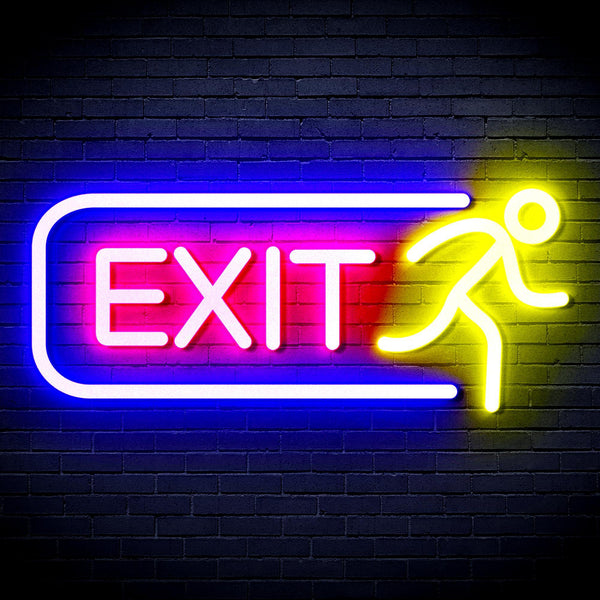 ADVPRO EXIT Sign Ultra-Bright LED Neon Sign fnu0317 - Multi-Color 6