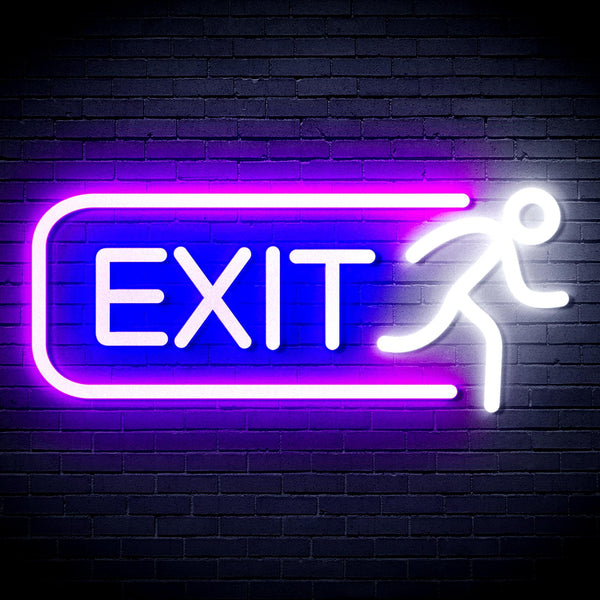 ADVPRO EXIT Sign Ultra-Bright LED Neon Sign fnu0317 - Multi-Color 8