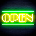 ADVPRO OPEN Sign Ultra-Bright LED Neon Sign fnu0319 - Green & Yellow