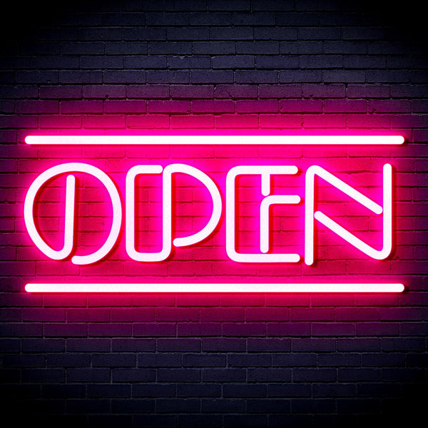 ADVPRO OPEN Sign Ultra-Bright LED Neon Sign fnu0319 - Pink