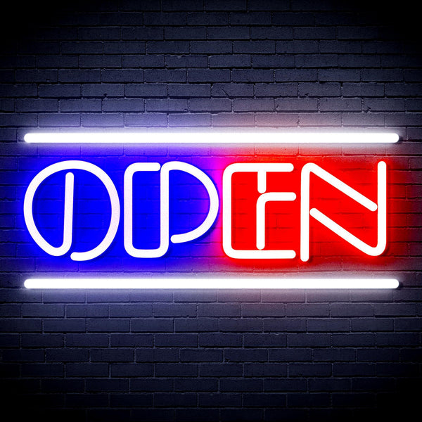 ADVPRO OPEN Sign Ultra-Bright LED Neon Sign fnu0319 - Multi-Color 1