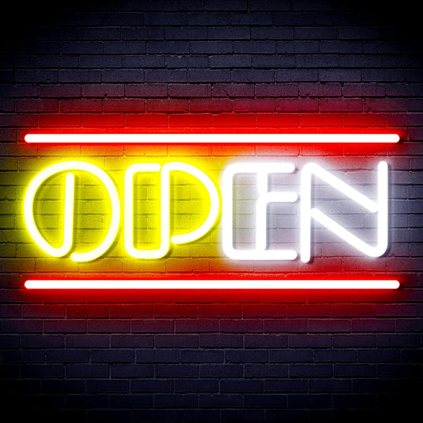 ADVPRO OPEN Sign Ultra-Bright LED Neon Sign fnu0319 - Multi-Color 5