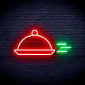 ADVPRO Dishes Ultra-Bright LED Neon Sign fnu0322 - Green & Red