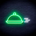 ADVPRO Dishes Ultra-Bright LED Neon Sign fnu0322 - White & Green