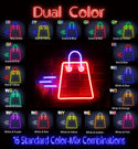 ADVPRO Shopping Bag Ultra-Bright LED Neon Sign fnu0323 - Dual-Color