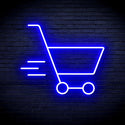 ADVPRO Shopping Cart Ultra-Bright LED Neon Sign fnu0324 - Blue