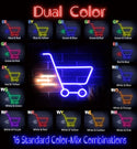 ADVPRO Shopping Cart Ultra-Bright LED Neon Sign fnu0324 - Dual-Color