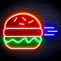 ADVPRO Hamburger Ultra-Bright LED Neon Sign fnu0326 - Multi-Color 1