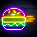 ADVPRO Hamburger Ultra-Bright LED Neon Sign fnu0326 - Multi-Color 3