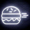 ADVPRO Hamburger Ultra-Bright LED Neon Sign fnu0326 - White