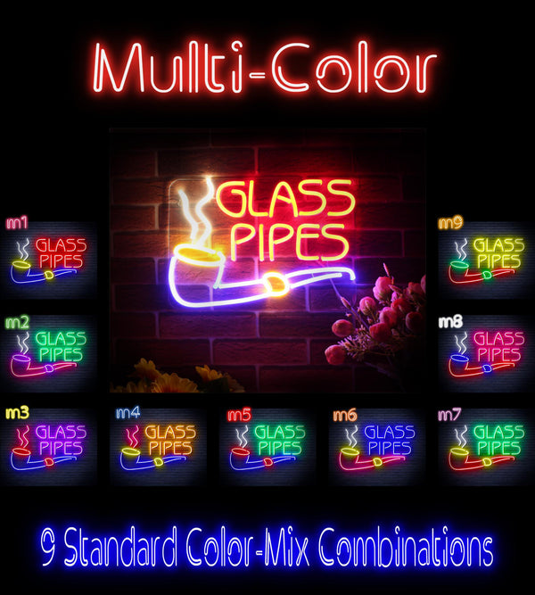 ADVPRO Glass Pipes Ultra-Bright LED Neon Sign fnu0329 - Multi-Color