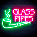 ADVPRO Glass Pipes Ultra-Bright LED Neon Sign fnu0329 - Green & Pink