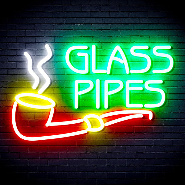 ADVPRO Glass Pipes Ultra-Bright LED Neon Sign fnu0329 - Multi-Color 7