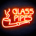 ADVPRO Glass Pipes Ultra-Bright LED Neon Sign fnu0329 - Orange