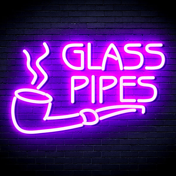 ADVPRO Glass Pipes Ultra-Bright LED Neon Sign fnu0329 - Purple