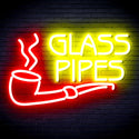 ADVPRO Glass Pipes Ultra-Bright LED Neon Sign fnu0329 - Red & Yellow