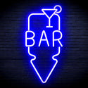 ADVPRO Bar and Down Arrow Ultra-Bright LED Neon Sign fnu0330 - Blue