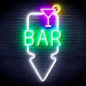 ADVPRO Bar and Down Arrow Ultra-Bright LED Neon Sign fnu0330 - Multi-Color 4