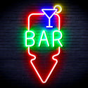 ADVPRO Bar and Down Arrow Ultra-Bright LED Neon Sign fnu0330 - Multi-Color 6