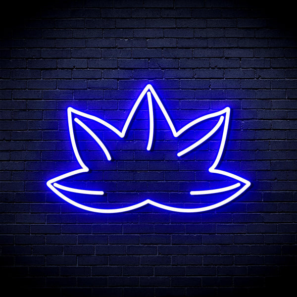 ADVPRO Mariguana Ultra-Bright LED Neon Sign fnu0331 - Blue