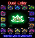 ADVPRO Mariguana Ultra-Bright LED Neon Sign fnu0331 - Dual-Color