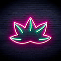ADVPRO Mariguana Ultra-Bright LED Neon Sign fnu0331 - Green & Pink