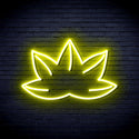 ADVPRO Mariguana Ultra-Bright LED Neon Sign fnu0331 - Yellow