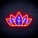ADVPRO Mariguana Ultra-Bright LED Neon Sign fnu0332 - Blue & Red
