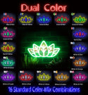 ADVPRO Mariguana Ultra-Bright LED Neon Sign fnu0332 - Dual-Color